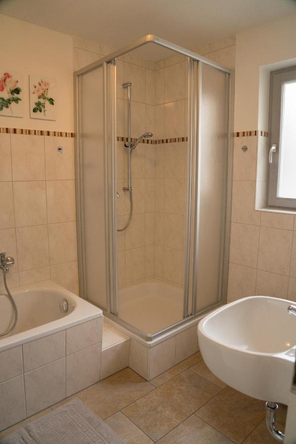 Urlaubsfreude Biedermann Haus Blumenglueck - Rose Appartement Sebnitz Buitenkant foto