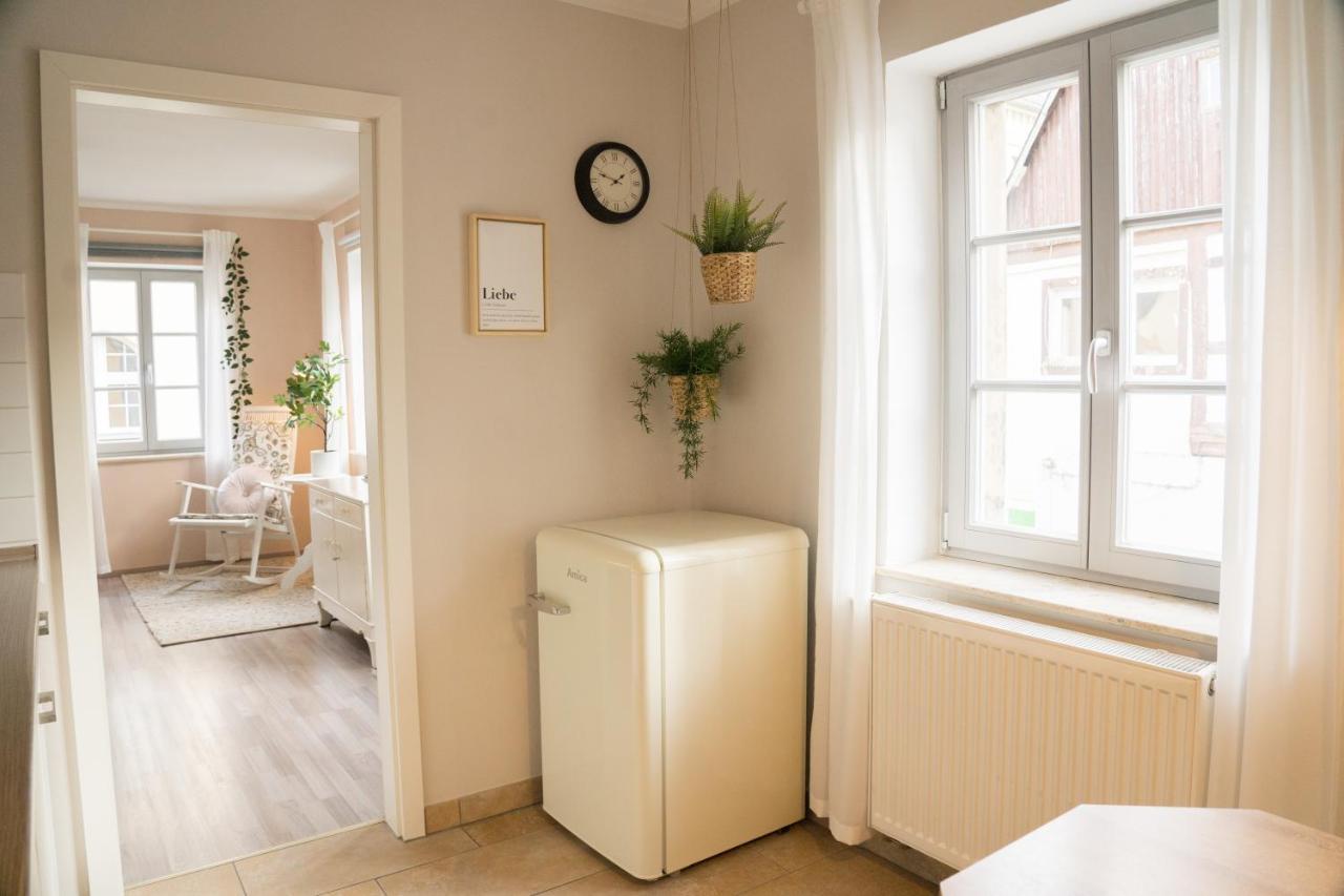 Urlaubsfreude Biedermann Haus Blumenglueck - Rose Appartement Sebnitz Buitenkant foto